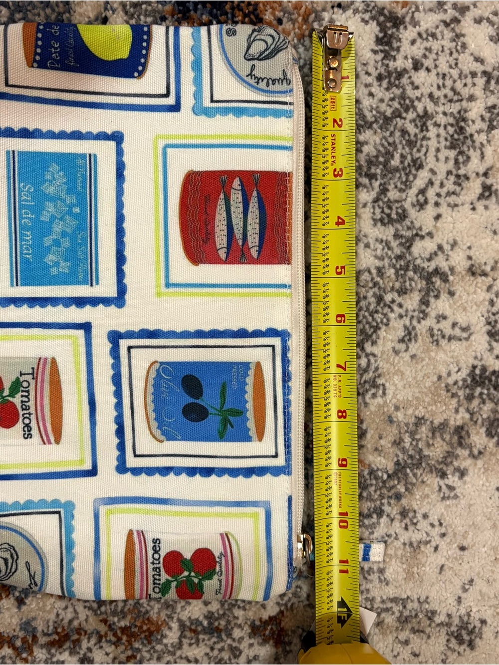 LOFT Zip Pouch in Multi Fruit & Can Print - Picture 4 of 7